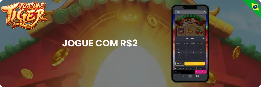 Fortune Tiger Depósito Mínimo De Dois Reais Na Tela