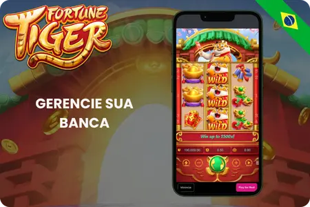 Fortune Tiger Jogador Controlando Saldo No Celular