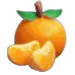 Fortune Tiger Fruta Laranja Com Folhas Verdes