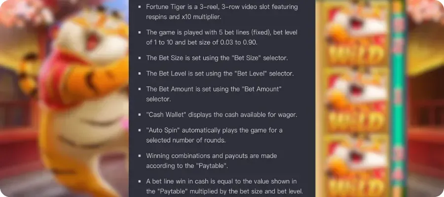 Jogo tiger fortune
