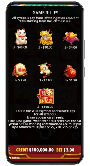 Regras do jogo Fortune Tiger